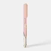 Minimal Monogram N Phone Case – Modern Aesthetic D iPhone Hoesje (Rechterkant)