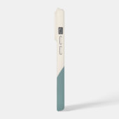 Minimal Monogram N Phone Case – Modern Aesthetic D iPhone Hoesje (Linkerkant)