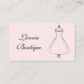 Minimal Mooie en Elegante Mode Designer Visitekaartje (Achterkant)