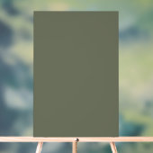 Minimal Moss Green Acrylic Sign – Acryl Bord (Neutraal)