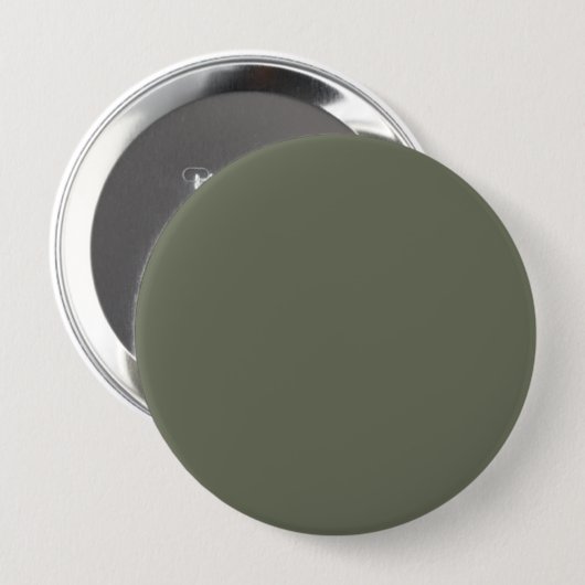 Minimal Moss Green Custom Button (Voorkant /achterkant)