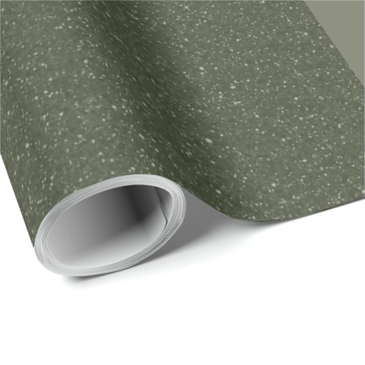 Minimal Moss Green Gift Wrap Paper –  Cadeaupapier (Rol Hoek)