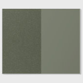 Minimal Moss Green Gift Wrap Paper –  Cadeaupapier (Vlak)