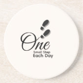 Minimal Motivational Coaster-Drink Coaster Zandsteen Onderzetter (Voorkant)