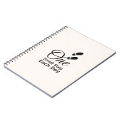 Minimal Motivational Notebook – Quote Journal Notitieboek (Linkerzijde)