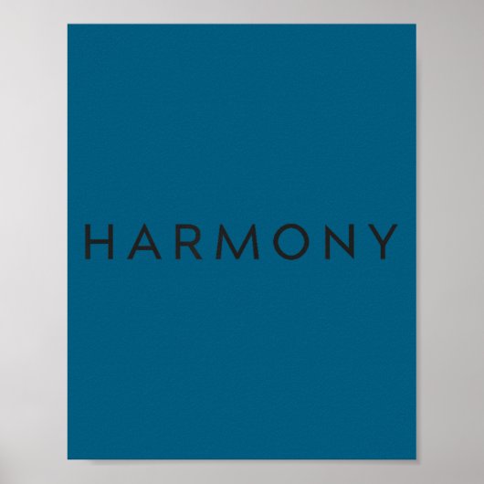 Minimal Motivational Quote Harmony Insration  Poster (Voorkant)