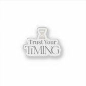 Minimal Motivational Sticker-Die-Cut Sticker (Voorkant)