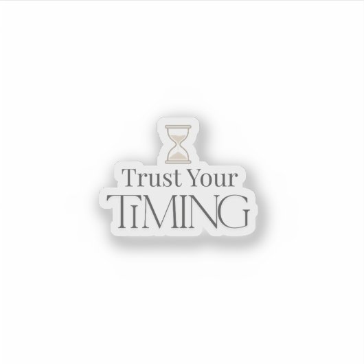 Minimal Motivational Sticker-Die-Cut Sticker (Voorkant)