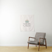 Minimal Motivational Wall Tapestry Wandkleed (In situ)