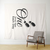 Minimal Motivational Wall Tapestry Wandkleed (In Situ (horizontaal))