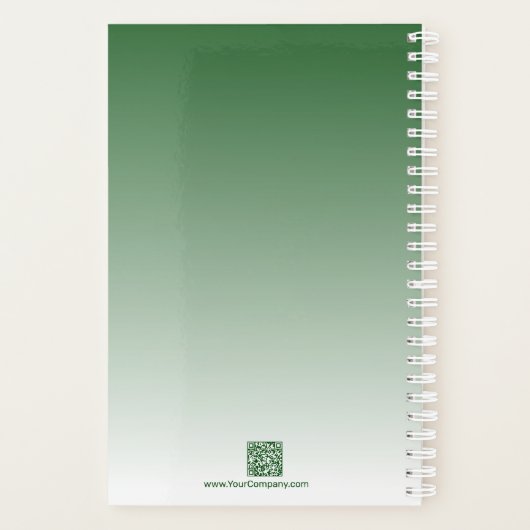 Minimal Mower Logo Green Lawn Care Planner (Achterkant)
