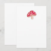 Minimal Mushroom Flat Kaart (Voorkant / Achterkant)