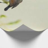 Minimal Nature Bird Wrapping Paper Cadeaupapier (Hoek)