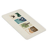 Minimal Nature Set – Mountain & Tree Art Magneet (Rechterzijde)