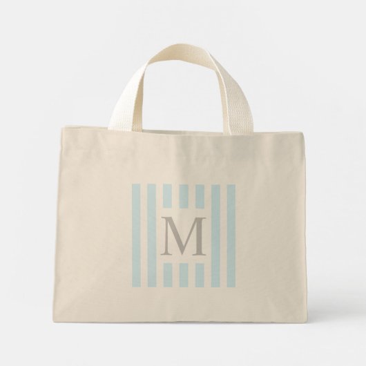 Minimal Nautic Style Grocery Tote Bag (Achterkant)