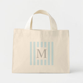 Minimal Nautic Style Grocery Tote Bag
