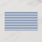 Minimal Nautical Vissen Luier Raffle Baby shower Informatiekaartje (Achterkant)