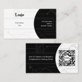 Minimal Networking Business Card Visitekaartje (Voorkant / Achterkant)