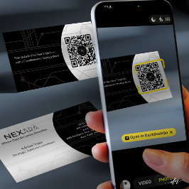 Minimal Networking Business Card Visitekaartje