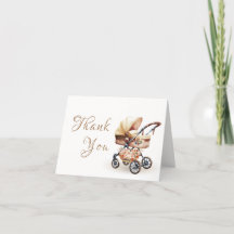 Minimal Neutral Boho Floral Stroller Baby shower
