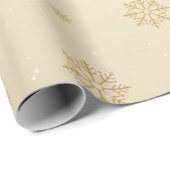 Minimal Neutral Luxe Christmas Wrapping Paper Cadeaupapier (Rol Hoek)