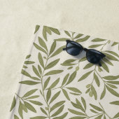 Minimal Olive Branch Pattern Strandlaken (In situ)