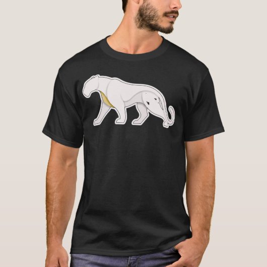 Minimal Panther Symbol | Abstract Animal Icon T-shirt (Voorkant)