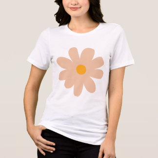 Minimal pastel Daisy Flower – Schattigee retro est Tri-Blend Shirt