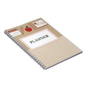 Minimal Pastel Hoesje Notitieboek (Rechterzijde)