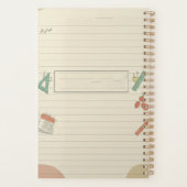 Minimal Pastel Hoesje Planner (Achterkant)
