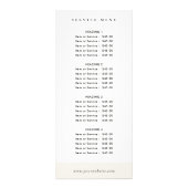 Minimal Pastel Kleurrijke Waterverf Cake Bakkerij Reclamekaart (Achterkant)