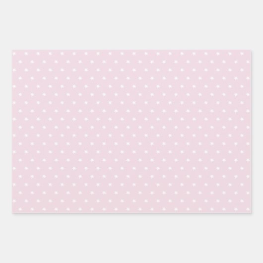 Minimal Pastel roze groen beige Scandi Kerstmis Inpakpapier Vel (Voorkant 3)
