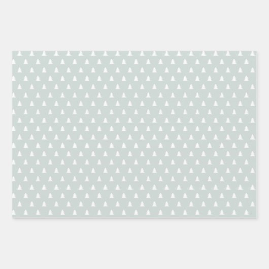 Minimal Pastel roze groen beige Scandi Kerstmis Inpakpapier Vel (Voorkant 2)