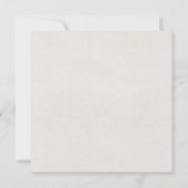 Minimal Pastel Stripe Square Invitation Kaart (Achterkant)