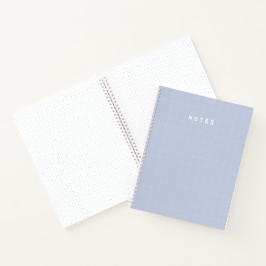 Minimal pastelrooster "NOTES" Hoesje – Schattigee Notitieboek (Binnen)