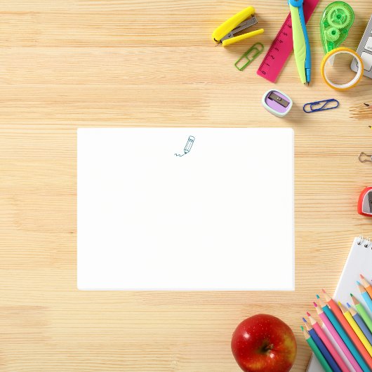 Minimal Pencil Doodle Post-it® Notes