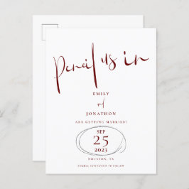 Minimal Pencil is een script uit de Bourgogne Save Aankondigingskaart
