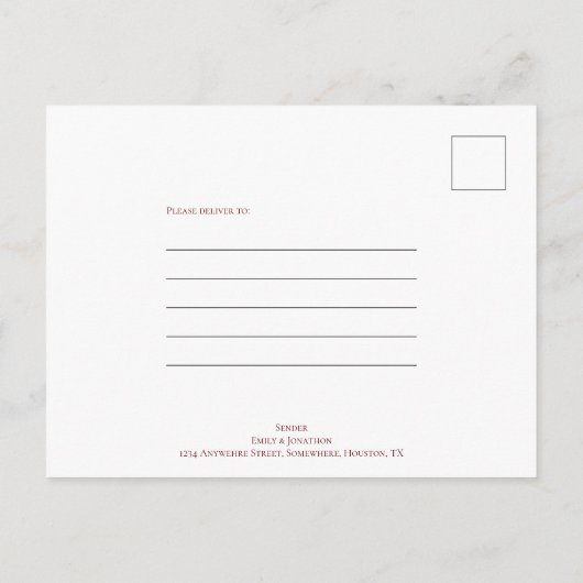 Minimal Pencil is een script uit de Bourgogne Save Aankondigingskaart (Achterkant)