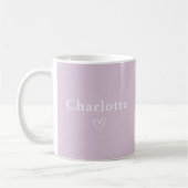 Minimal Personalized Name Mug Koffiemok (Links)