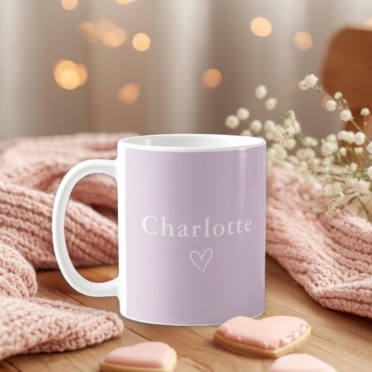 Minimal Personalized Name Mug Koffiemok