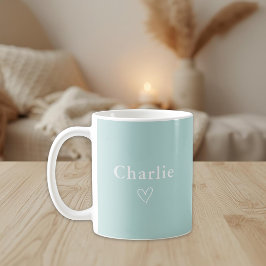 Minimal Personalized Name Mug Koffiemok