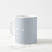 Minimal Personalized Name Mug Koffiemok (Voorkant links)