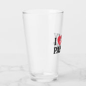 Minimal Personalized Parrot Lover Quote Typography Glas (Rechts)