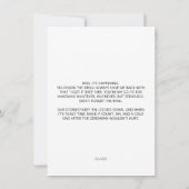 Minimal Photo Best Man Proposal Kaart (Achterkant)