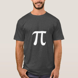 Minimal Pi Symbol, Clean π Design  T-shirt