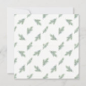 Minimal Pine Corporate Christmas Pattern Kaart (Voorkant)