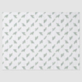 Minimal Pine Corporate Christmas Pattern Tissuepapier (Voorkant)