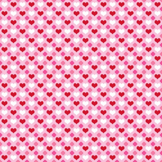 Minimal Pink and Red Hearts Personalized Valentine Schort