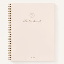 Minimal Pink Elegant Flower Logo & Script Naam