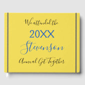 Minimal & Plain Family Gathering gastenboek (Voorkant)